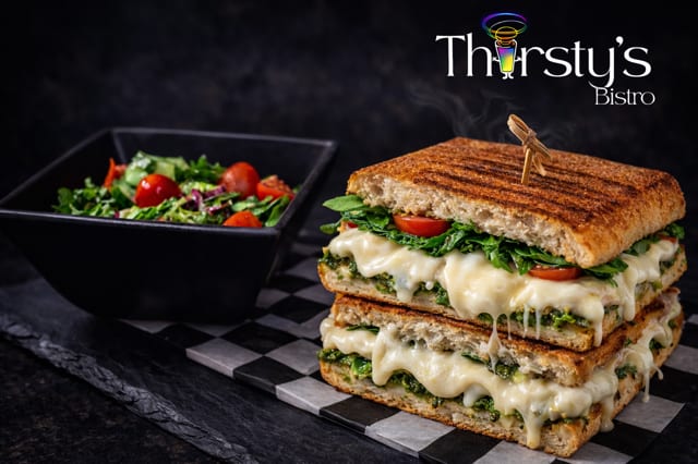 Vegetarian panini.